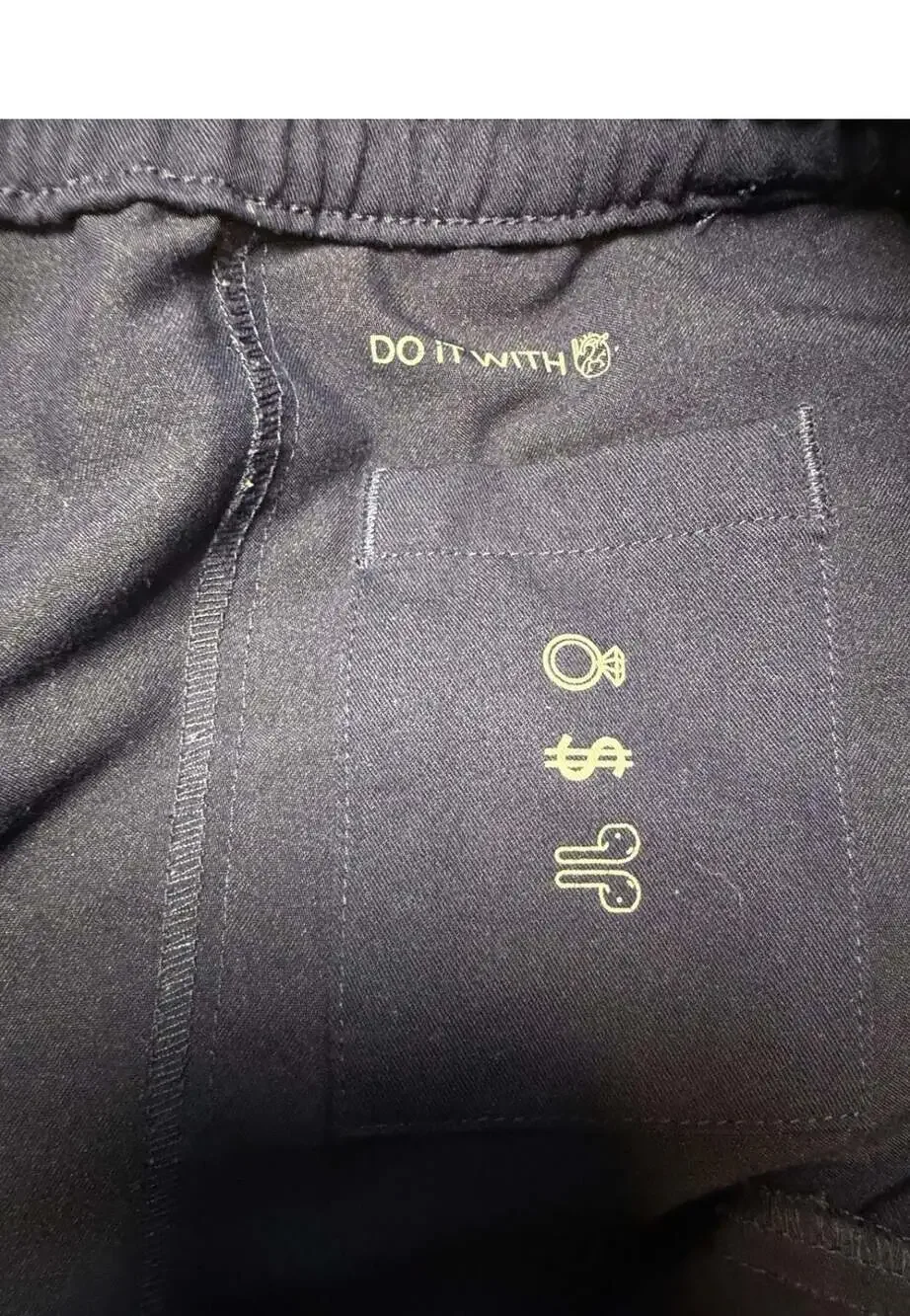 FIGS Technical Collection Jogger Scrub Pants Navy Blue Size XL/T